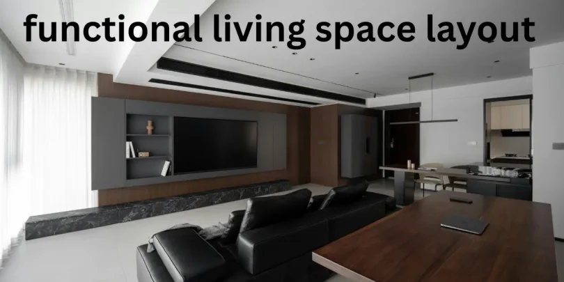 functional living space layout