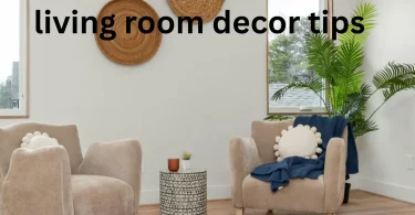 living room decor tips